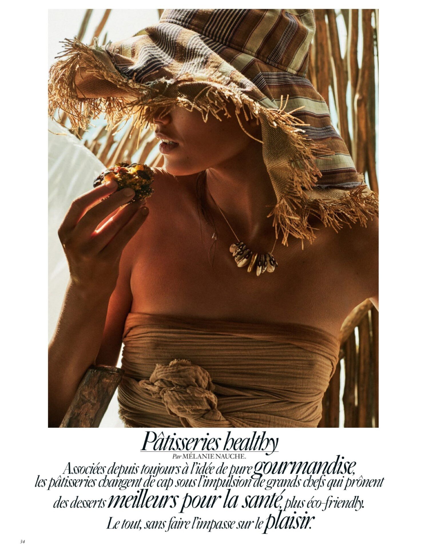 Altyn Simpson in Vogue Paris Bien-Être Supplement by Alique — Anne